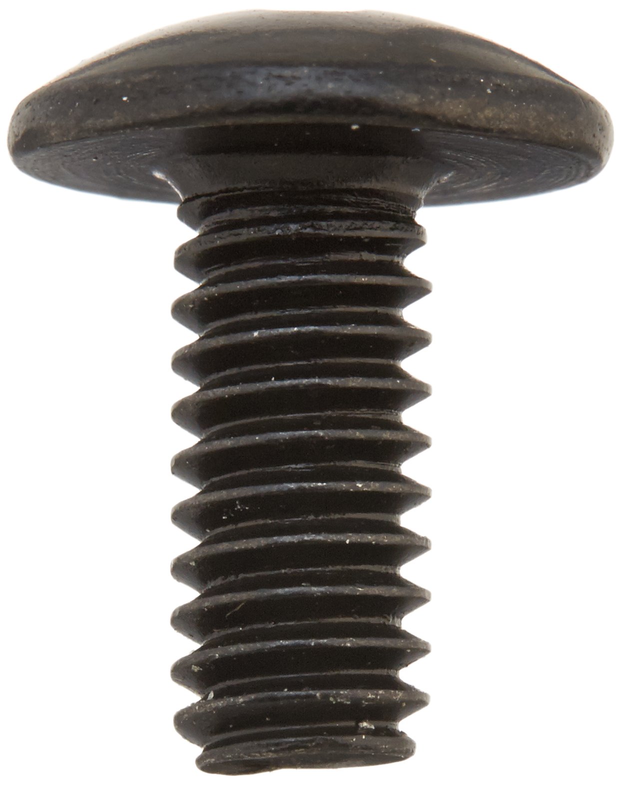 Small Parts 0806MPTB Steel Truss Head Machine Screw, Black